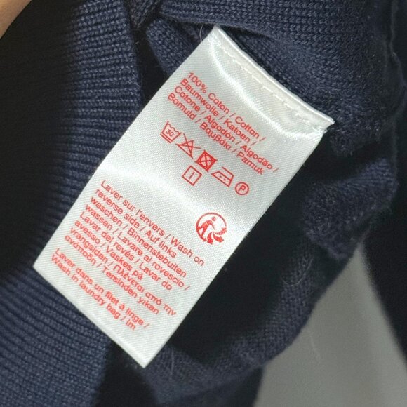 Lacoste LIVE Men’s Navy Blue Crewneck Sweater – Size XS (2) - Picture 12 of 16